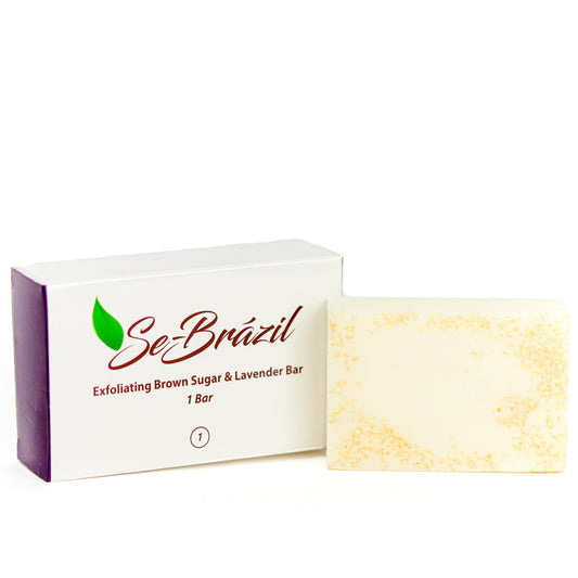 Exfoliating Brown Sugar and Lavender Bar